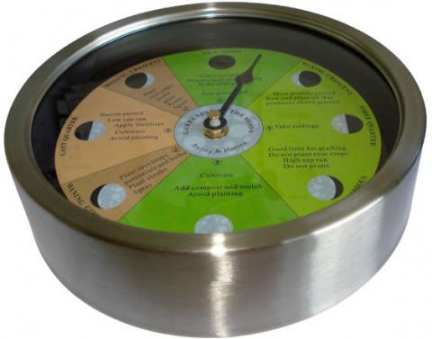 Gardening by the Moon clock 205mm Colour